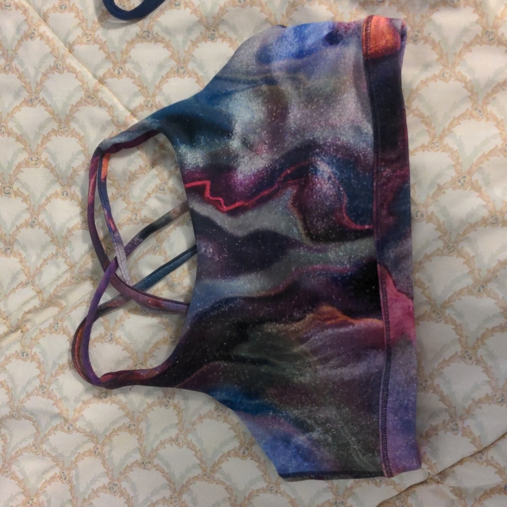 Athleta girl sports bra criss cross back szXL